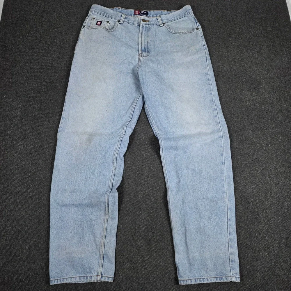 Chaps Ralph Lauren Jeans Mens Fits 34x30 Relaxed Straight Denim 90s Vintage